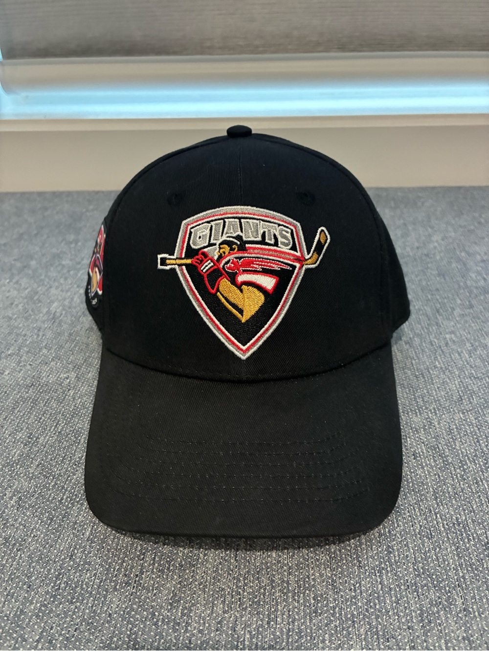 Vancouver Giants Black Embroidered Hockey Logo Cap